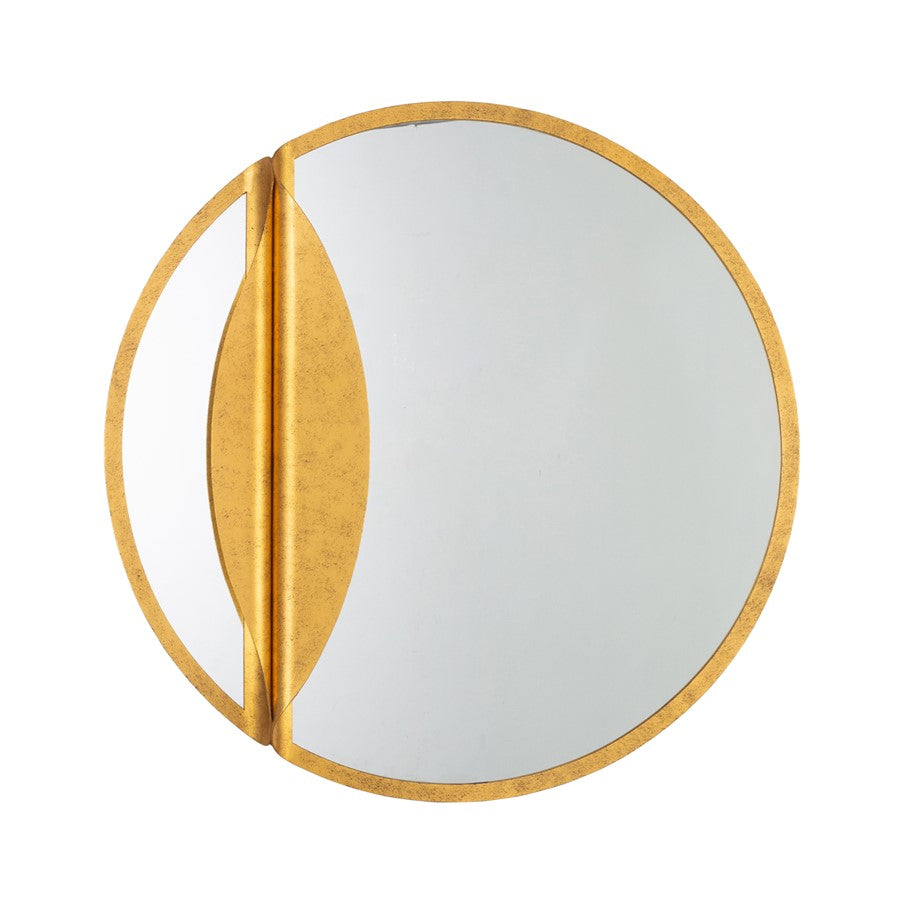 Kalco Lighting Divisio 1 Light Mirror, Oxidized Gold Leaf - 803905