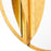 Kalco Lighting Divisio 1 Light Mirror, Oxidized Gold Leaf