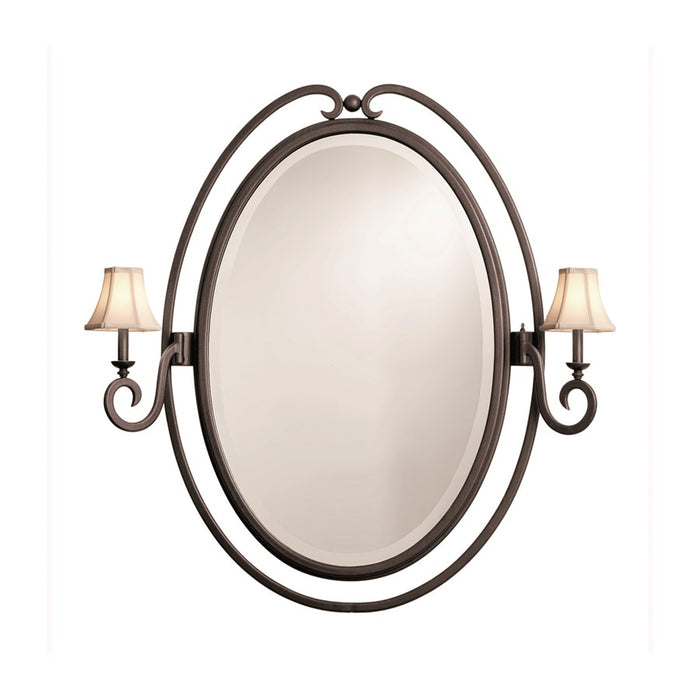 Kalco Lighting Santa Barbara 2 Light Mirror, Tortoise Shell - 810TO