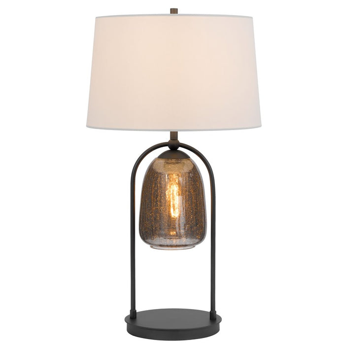 Cal Lighting Midtown 2 Lt Table Lamp, Matte Black - BO-3175TB