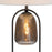 Cal Lighting Midtown 2 Lt Table Lamp, Matte Black