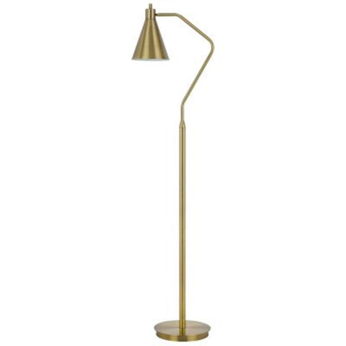 Cal Lighting Capstone 1 Lt Floor Lamp, Antique Brass - BO-3177FL-AB