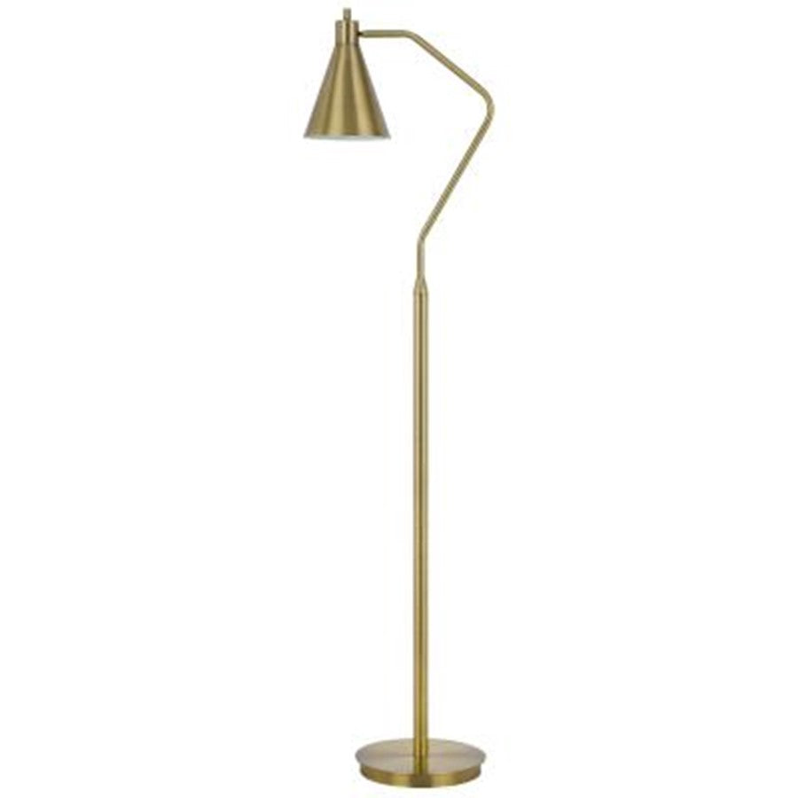 Cal Lighting Capstone 1 Lt Floor Lamp, Antique Brass - BO-3177FL-AB