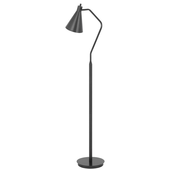Cal Lighting Capstone 1 Lt Floor Lamp, Iron Grey