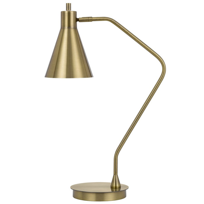 Cal Lighting Capstone 1 Lt Table Lamp, Antique Brass - BO-3177TB-AB
