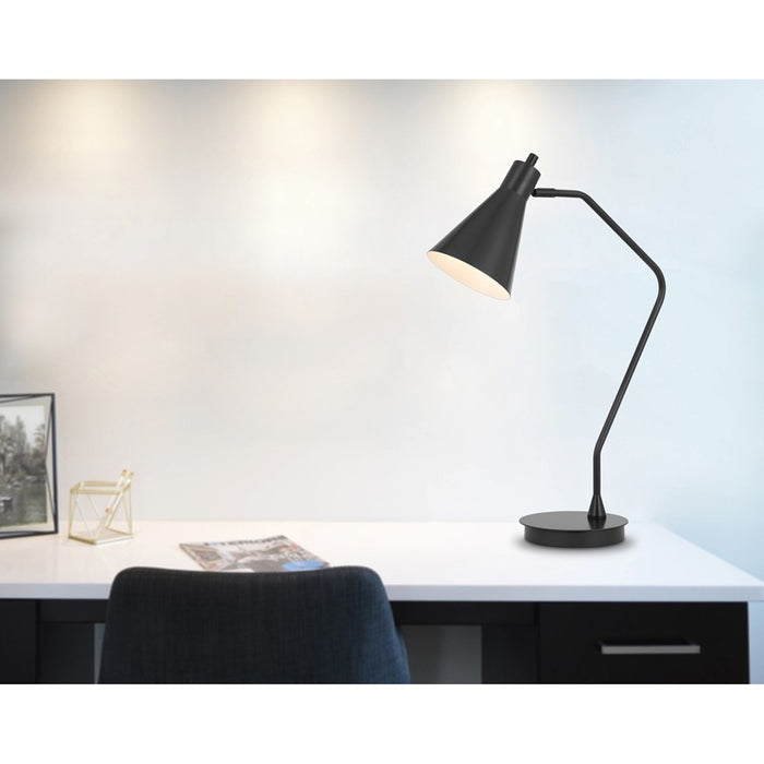Cal Lighting Capstone 1 Lt Table Lamp, Iron Grey