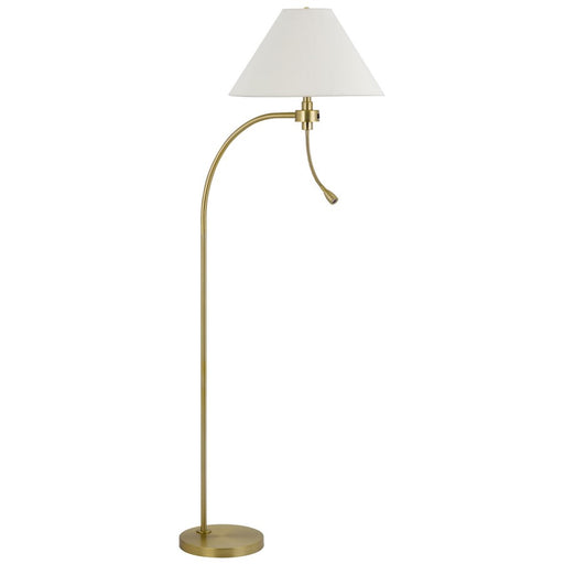 Cal Lighting Ashland 2 Lt Floor Lamp, Antique Brass - BO-3178FL-AB