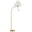 Cal Lighting Ashland 2 Lt Floor Lamp, Antique Brass