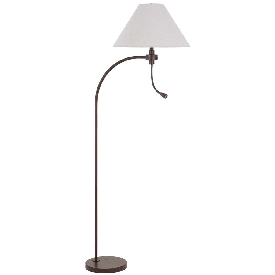 Cal Lighting Ashland 2 Lt Floor Lamp, Rust - BO-3178FL-RU