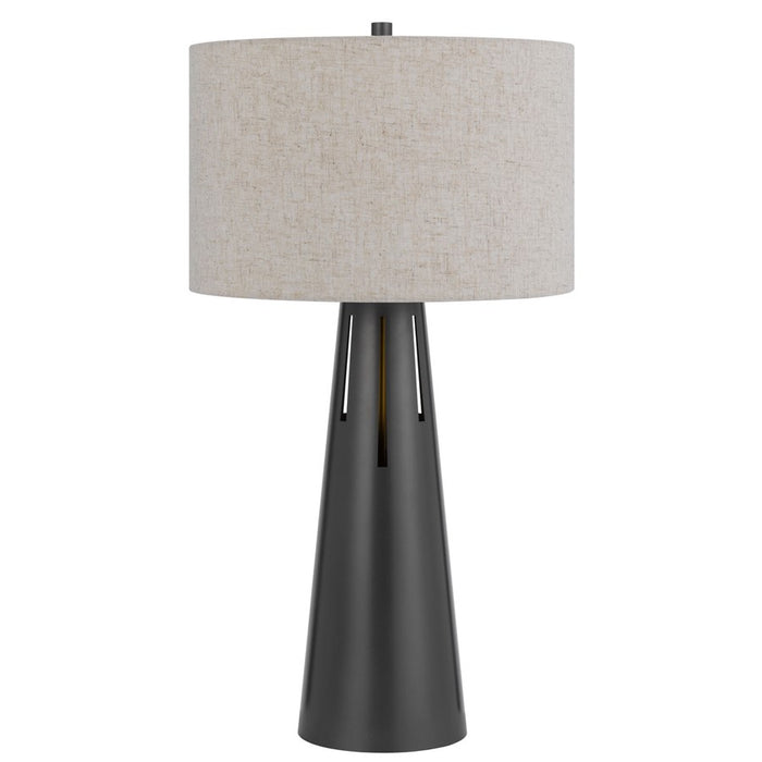 Cal Lighting Hayti 2 Lt Table Lamp, Iron Grey - BO-3180TB