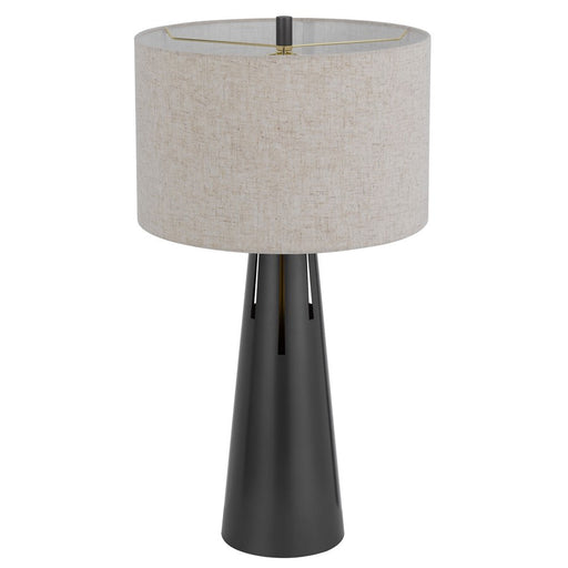 Cal Lighting Hayti 2 Lt Table Lamp, Iron Grey