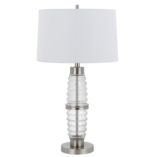 Cal Lighting Macon 2 Lt Table Lamp, Crackle Clr Glass - BO-3181TB