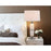 Cal Lighting Macon 2 Lt Table Lamp, Crackle Clr Glass