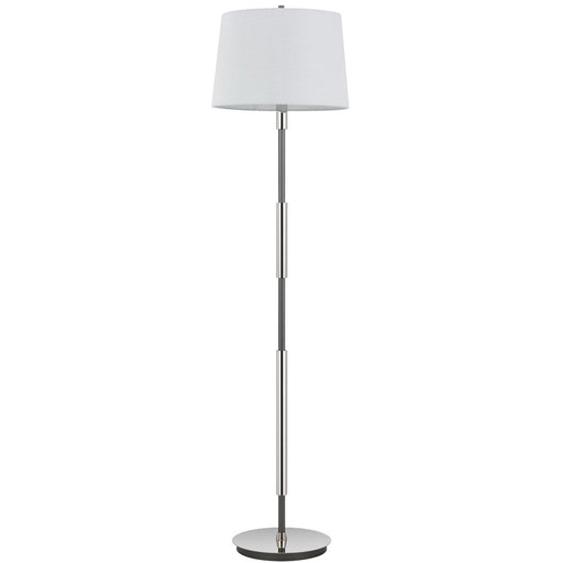 Cal Lighting Ciudad 1 Lt Floor Lamp, Chrome/Silver Grey