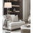Cal Lighting Ciudad 1 Lt Floor Lamp, Chrome/Silver Grey