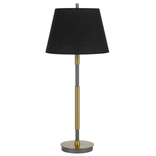Cal Lighting Ciudad 1 Lt Table Lamp, Antique Brass/Silver Grey - BO-3182TB-AB