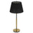 Cal Lighting Ciudad 1 Lt Table Lamp, Antique Brass/Silver Grey