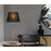 Cal Lighting Ciudad 1 Lt Table Lamp, Antique Brass/Silver Grey