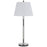Cal Lighting Ciudad 1 Lt Table Lamp, Chrome/Silver Grey - BO-3182TB-CH