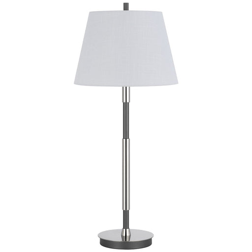 Cal Lighting Ciudad 1 Lt Table Lamp, Chrome/Silver Grey - BO-3182TB-CH