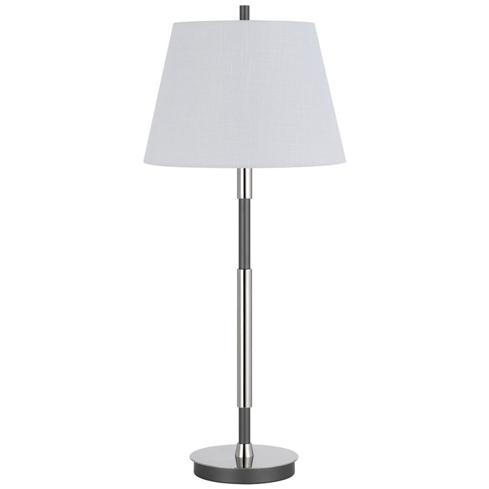 Cal Lighting Ciudad 1 Lt Table Lamp, Chrome/Silver Grey - BO-3182TB-CH