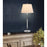 Cal Lighting Ciudad 1 Lt Table Lamp, Chrome/Silver Grey