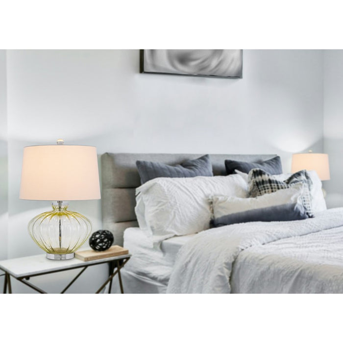 Cal Lighting Delta 1 Lt 2-Lamp Set, Glass