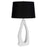 Cal Lighting Antelope 1 Lt Table Lamp, Hydrocal White - BO-3184TB