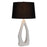 Cal Lighting Antelope 1 Lt Table Lamp, Hydrocal White