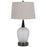 Cal Lighting Vega 2 Lt Table Lamp, Iron Grey/Frosted Glass - BO-3185TB