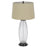 Cal Lighting Mansfield 2 Lt Table Lamp, Iron Grey/Glass