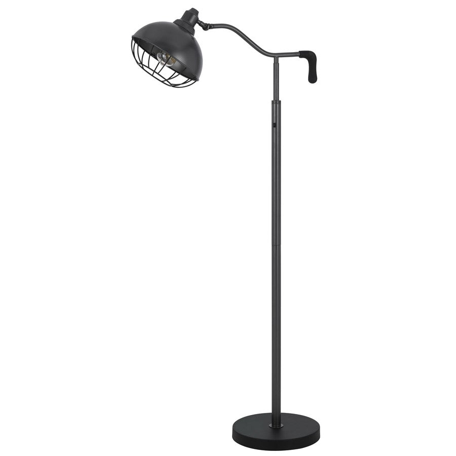 Cal Lighting Taloga 1 Lt Floor Lamp, Black Iron - BO-3191FL