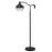 Cal Lighting Taloga 1 Lt Floor Lamp, Black Iron