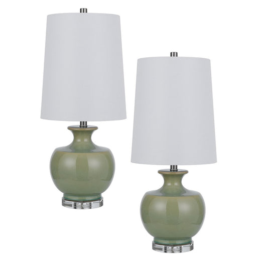 Cal Lighting Kawela 1 Lt 2-Lamp Set, Mustard Green - BO-3195TB-2