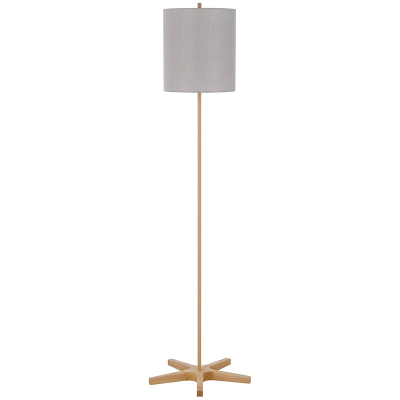 Cal Lighting Pole 1 Lt Floor Lamp, Light Oak - BO-3196FL