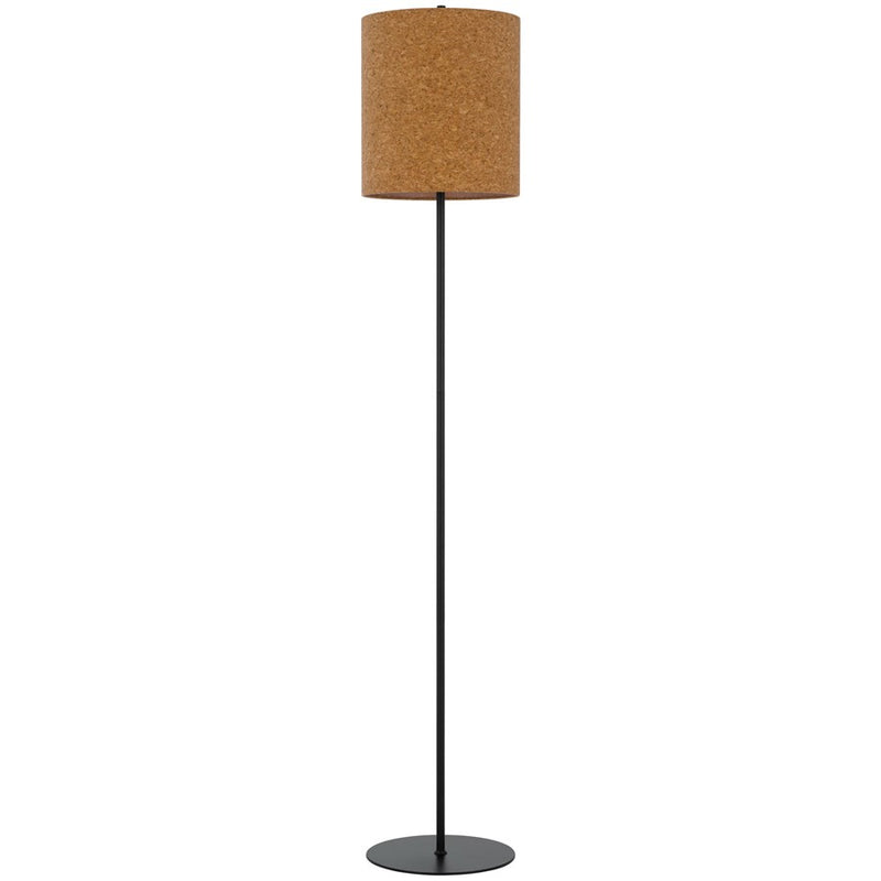 Cal Lighting Pole 1 Lt Floor Lamp, Black