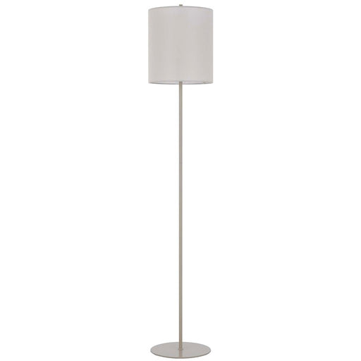Cal Lighting Pole 1 Lt Floor lamp, Painted Silver