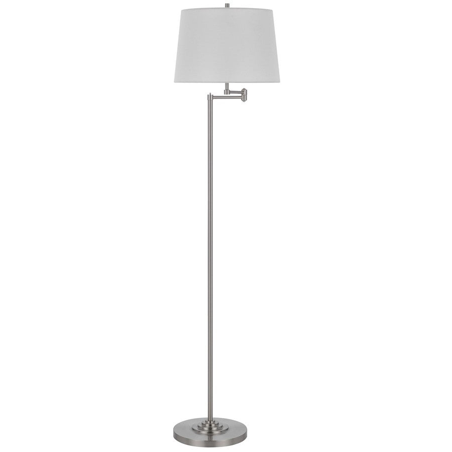 Cal Lighting Colton 1 Lt Floor Lamp, Brushed Steel - BO-3198FL-BS