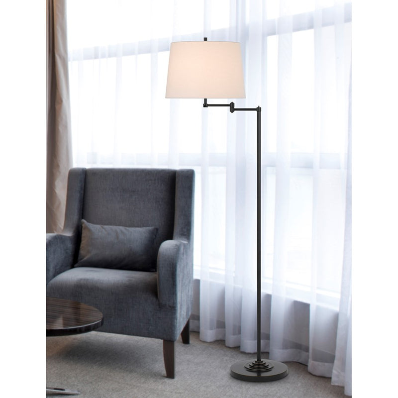 Cal Lighting Colton 1 Lt Floor Lamp, Dark Bronze