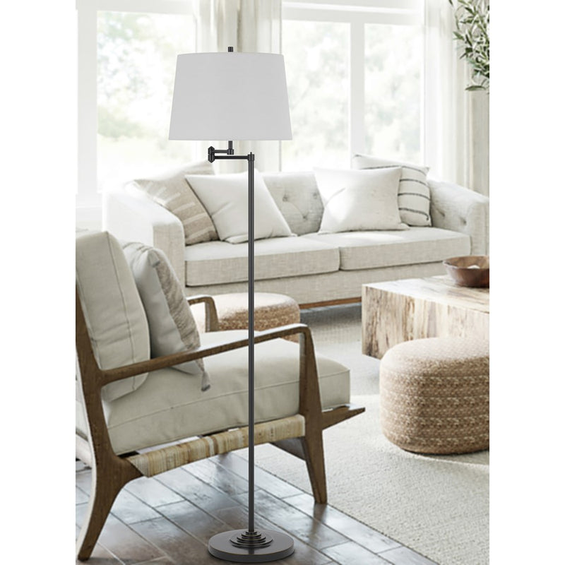 Cal Lighting Colton 1 Lt Floor Lamp, Dark Bronze