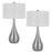 Cal Lighting Diego 1 Lt 2-Lamp Set, Brushed Steel - BO-3199TB-2-BS