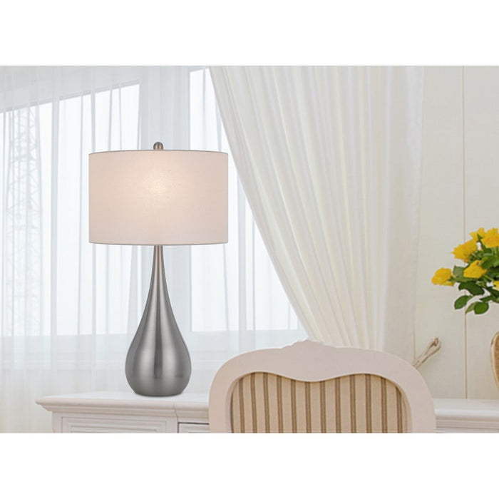 Cal Lighting Diego 1 Lt 2-Lamp Set, Brushed Steel