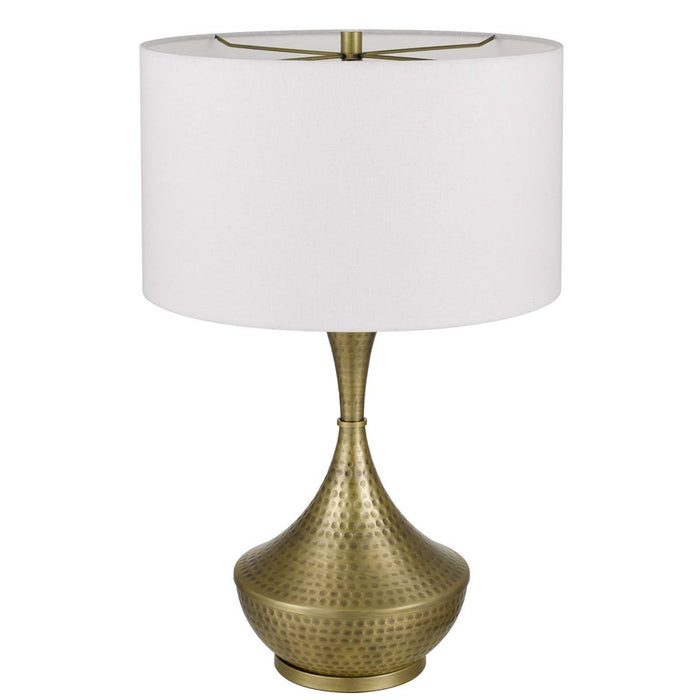 Cal Lighting Hove 1 Lt Table Lamp, Antique Brass