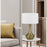 Cal Lighting Hove 1 Lt Table Lamp, Antique Brass