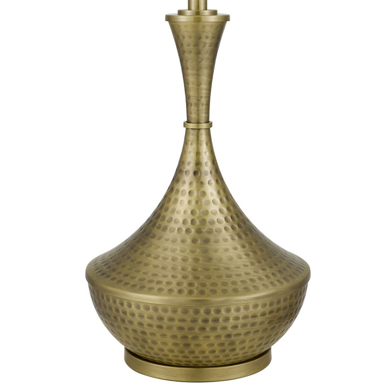 Cal Lighting Hove 1 Lt Table Lamp, Antique Brass
