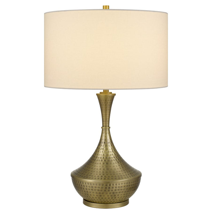 Cal Lighting Hove 1 Lt Table Lamp, Antique Brass