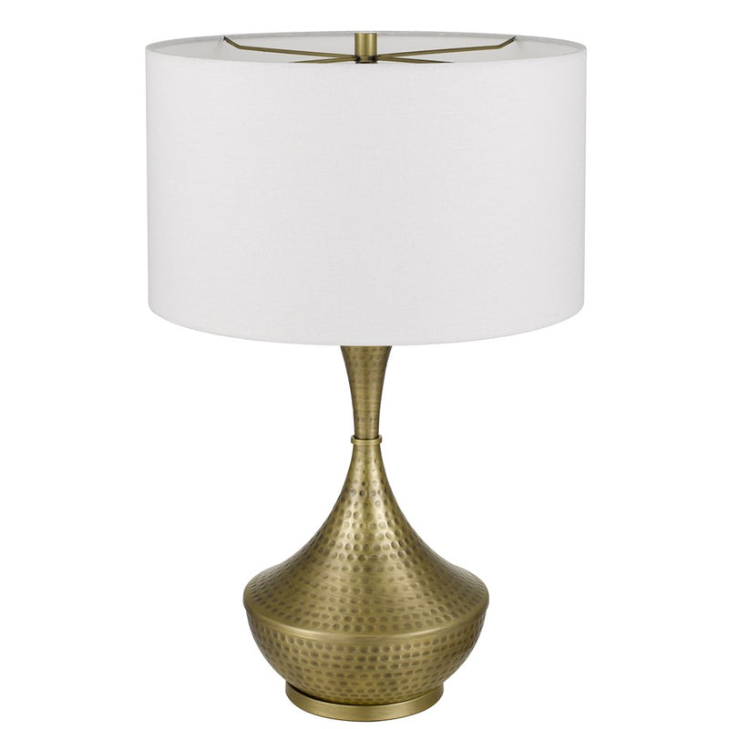 Cal Lighting Hove 1 Lt Table Lamp, Antique Brass