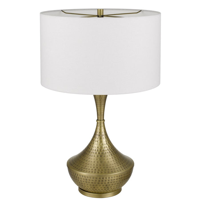 Cal Lighting Hove 1 Lt Table Lamp, Antique Brass