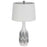 Cal Lighting Ely 1 Lt Table Lamp, White Marble