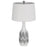 Cal Lighting Ely 1 Lt Table Lamp, White Marble